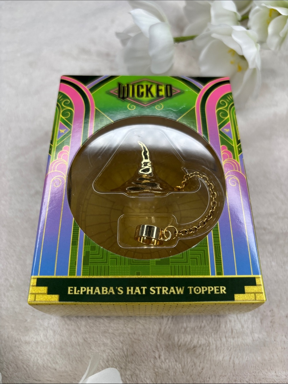 Wicked Elphaba’s Hat Themed Straw Topper - Picture 3 of 4
